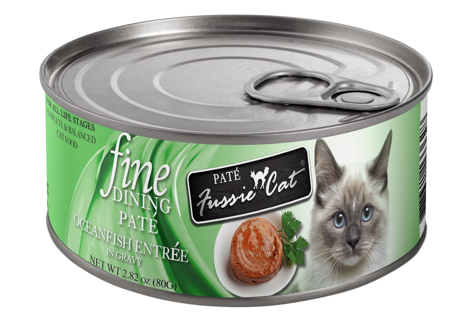 Fussie Cat Fine Dining Pate Oceanfish Wet Cat Wood 2.82oz
