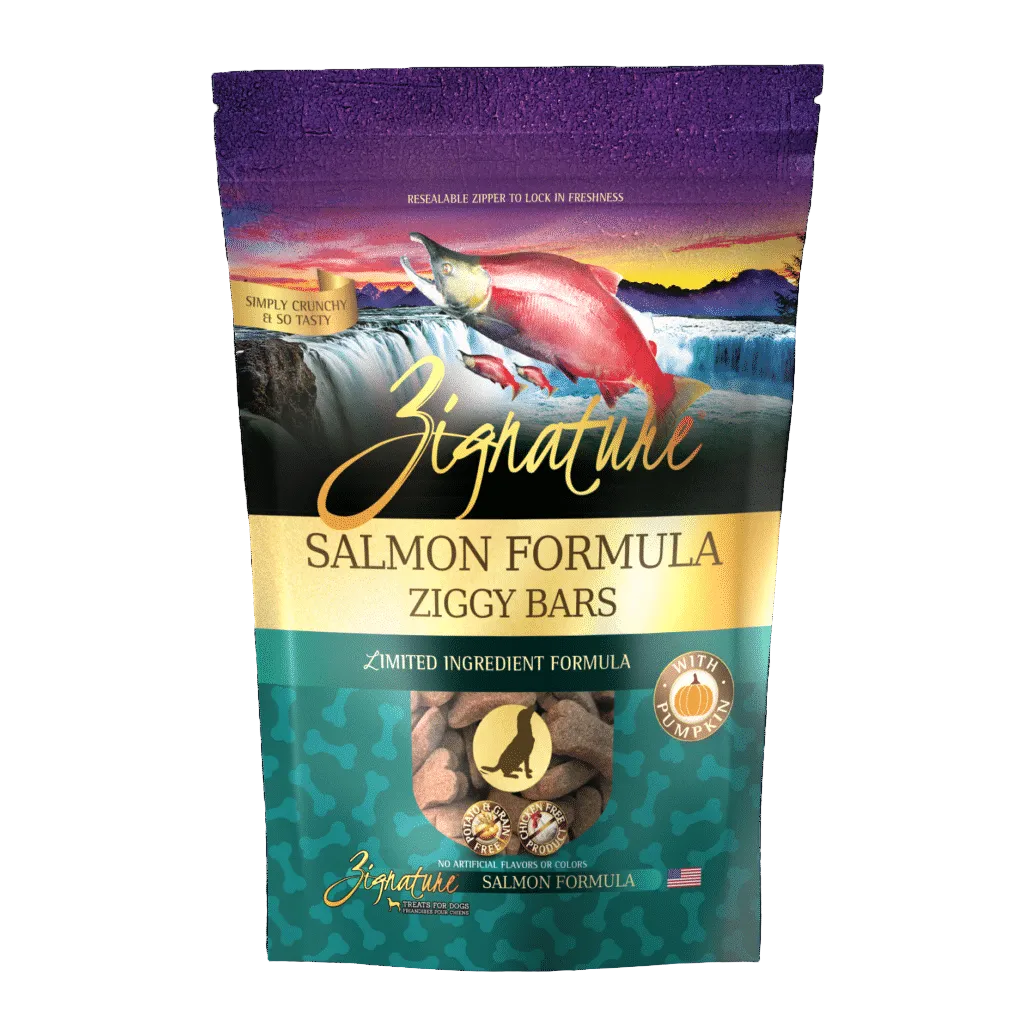 Zignature Salmon Dog Treats 12oz
