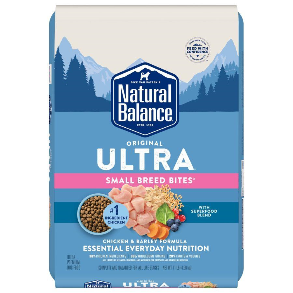 Natural Balance Original Ultra Chicken & Barley Small Breed Bites Dry Dog Food