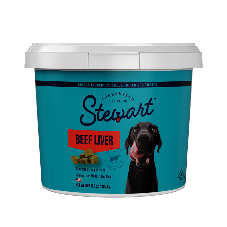 Stewart Single Ingredient Freeze Dried Dog Treats Beef Liver