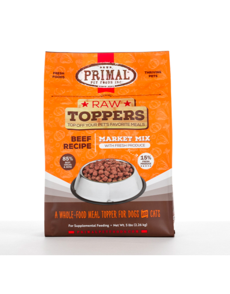 Primal Frozen Market Mix Topper Beef 5-lb