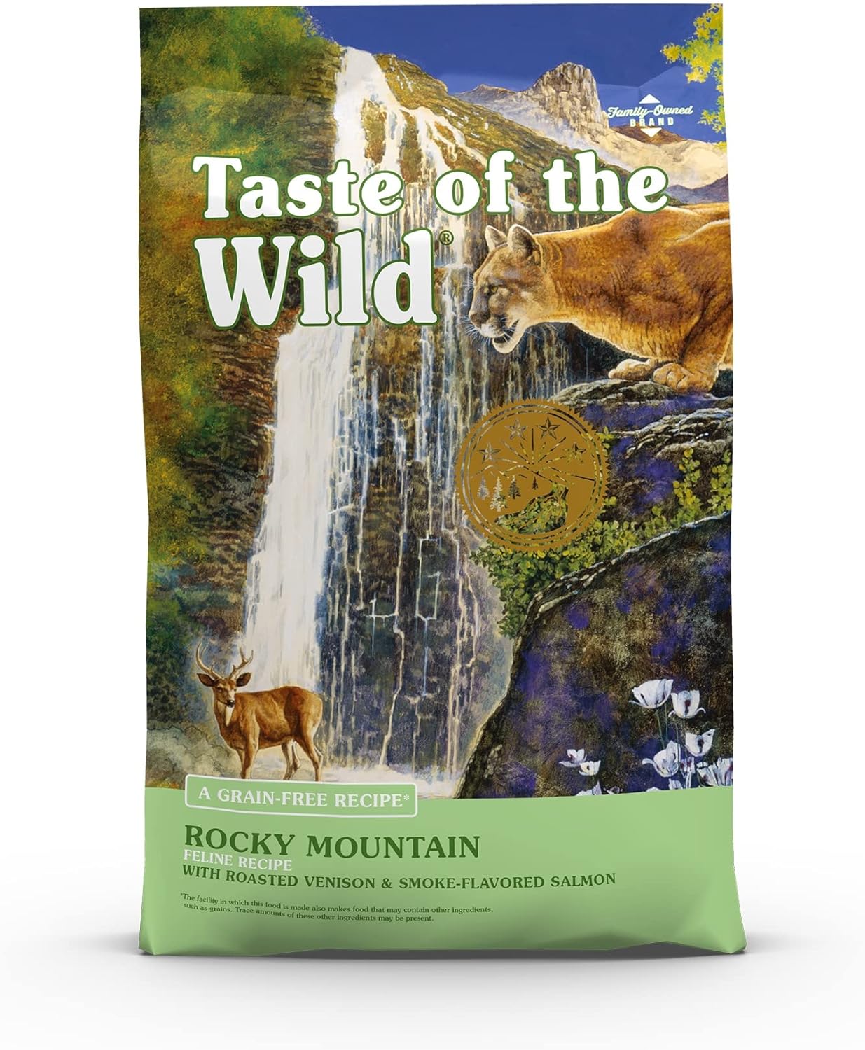 Taste of the Wild Rocky Mountain Grain-Free Roasted Venison & Smoked Salmon Dry Cat Food