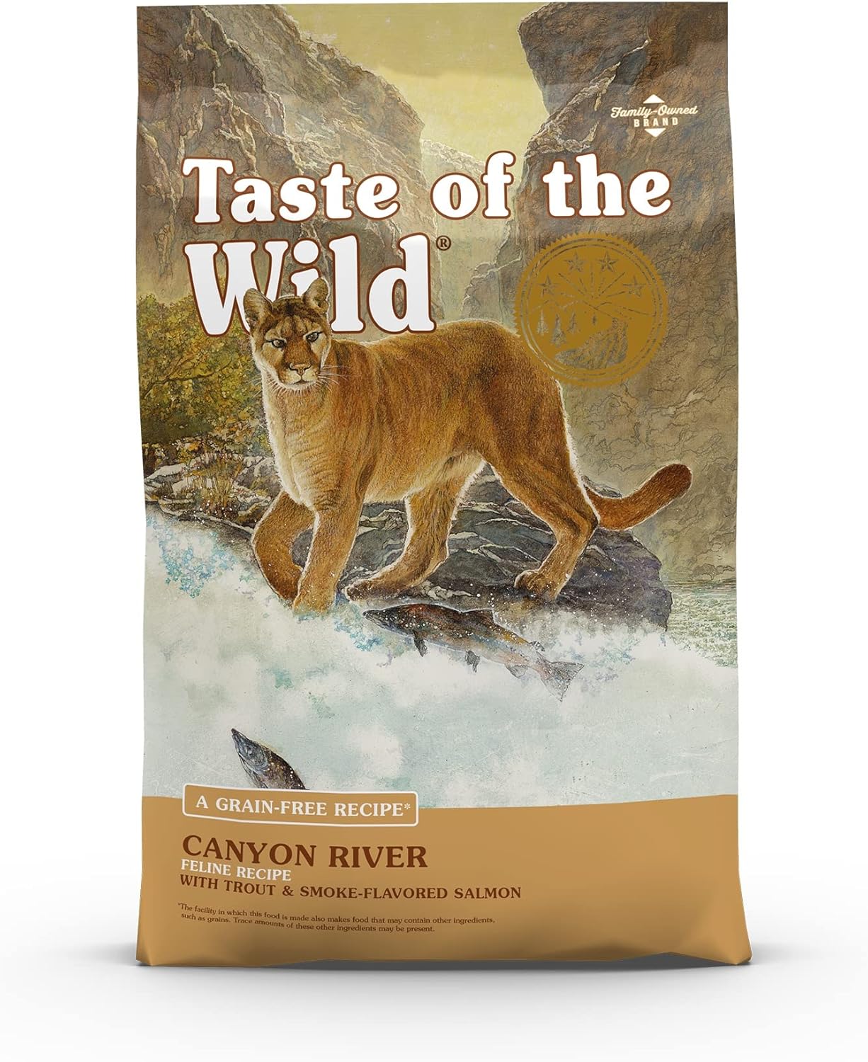 Taste of the Wild Canyon River Grain-Free Trout & Smoked Salmon Dry Cat Food