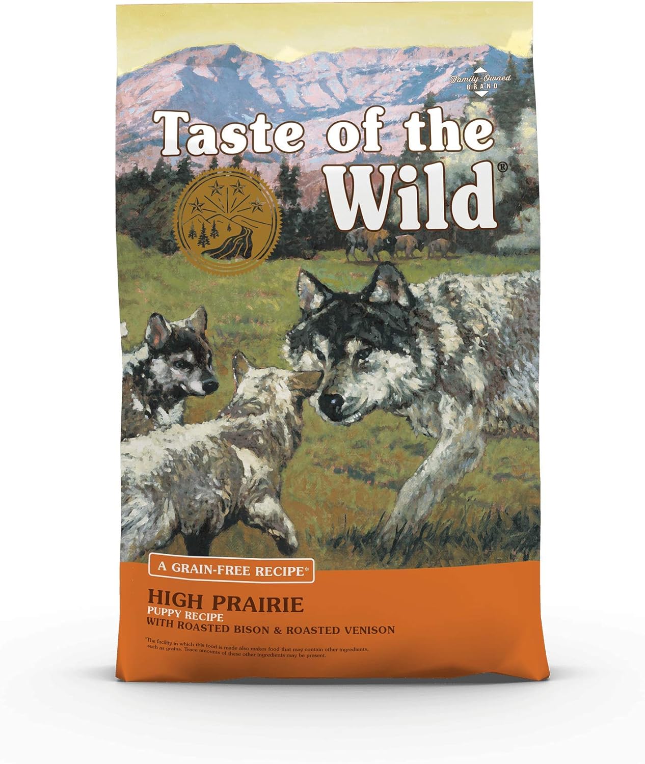 Taste of the Wild High Prairie Grain-Free Roasted Bison & Venison Dry Puppy Food 28 lbs