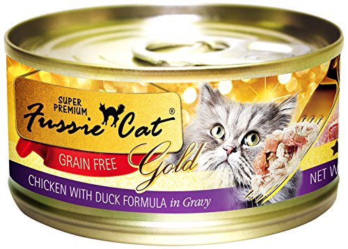 Fussie Cat Gold Chicken with Duck Can Cat Food 2.82oz