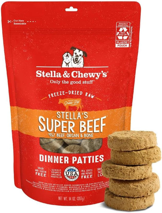 Stella and Chewy's Freeze Dried Super Beef Patties Dog Food