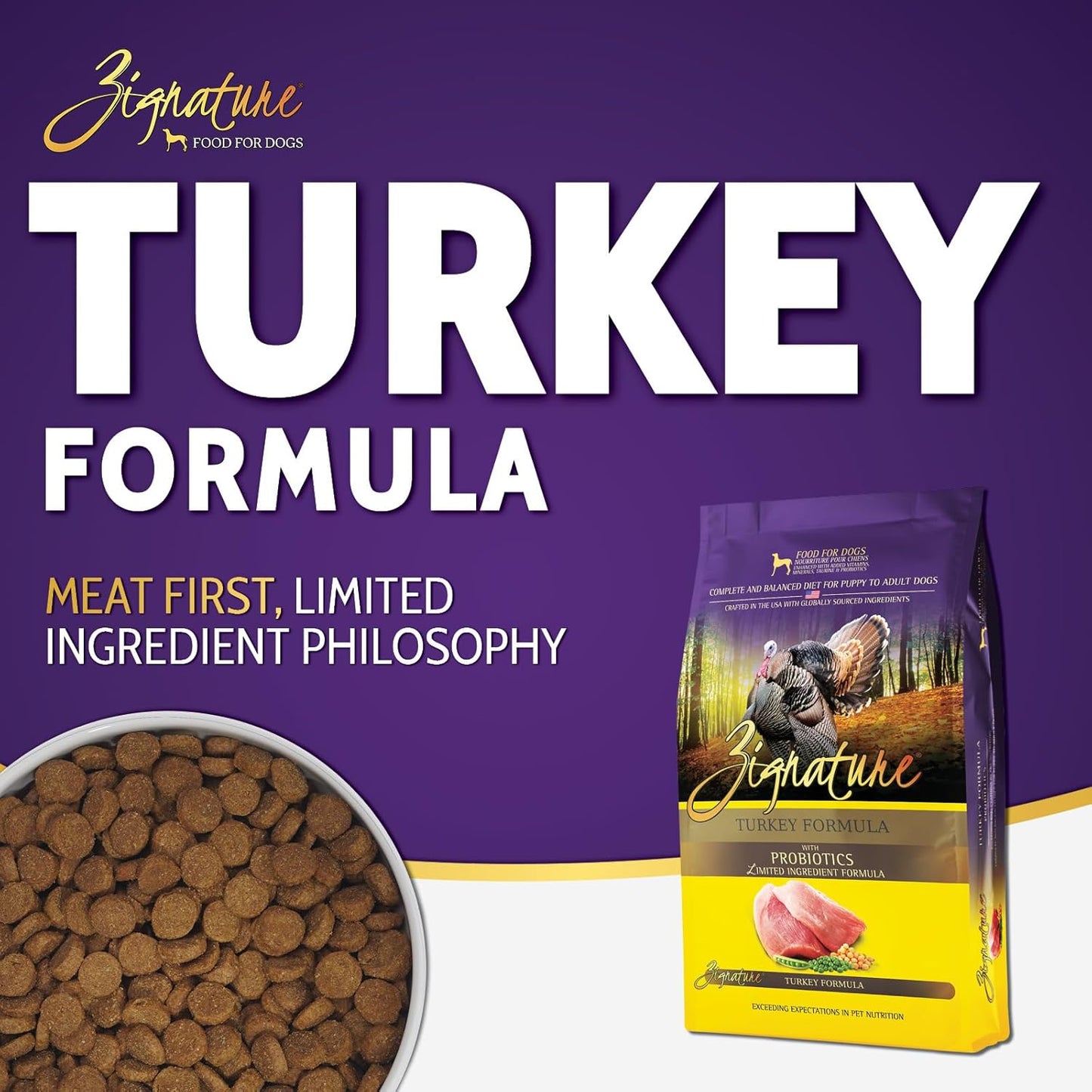 Zignature Turkey Formula Dry Dog Food