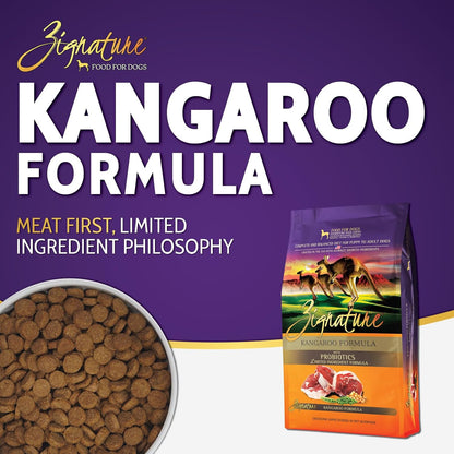 Zignature Kangaroo Formula Dry Dog Food