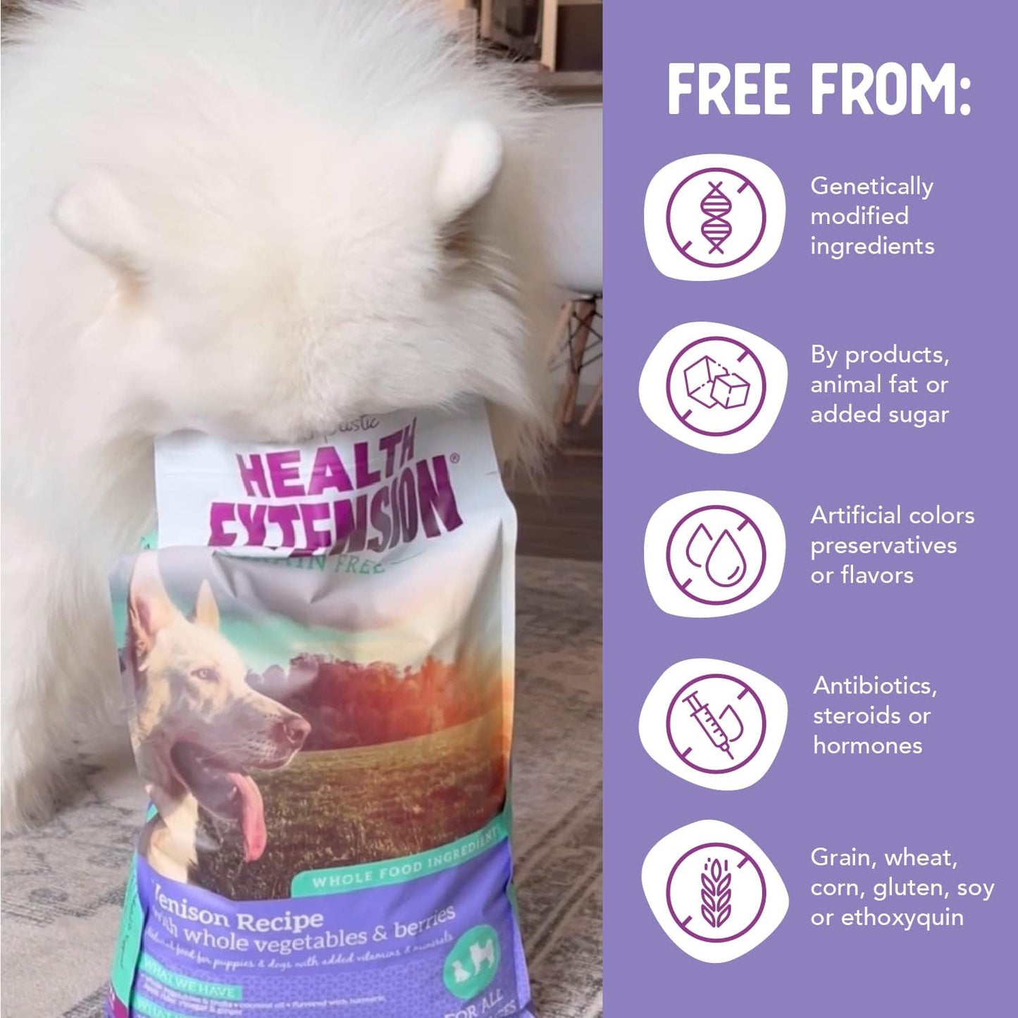 Health Extension Grain Free Venison & Sweet Potato Dry Dog Food