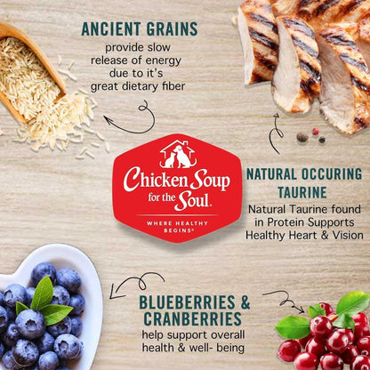 Chicken Soup for the Soul Natural Premium Adult Dry Cat Food Adult Chicken & Brown Rice