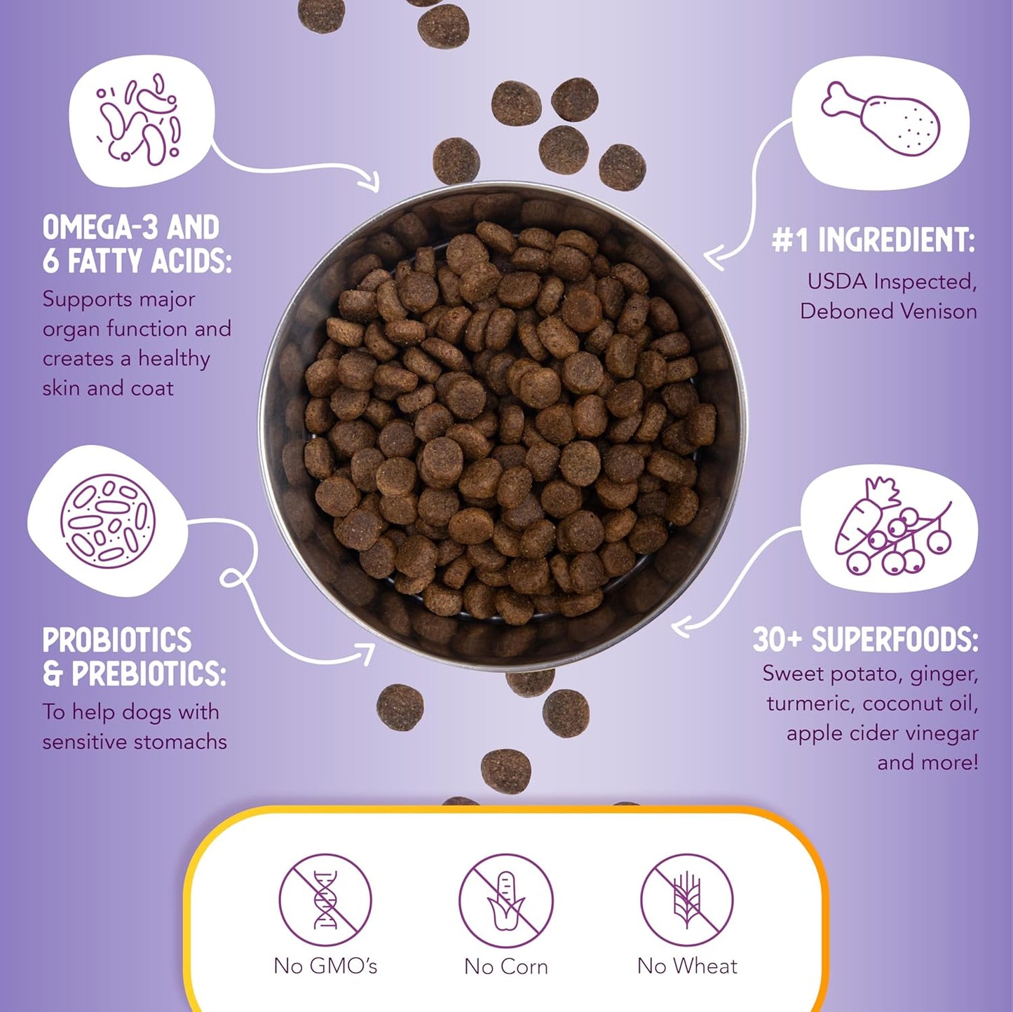 Health Extension Grain Free Venison & Sweet Potato Dry Dog Food