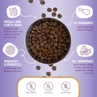 Health Extension Grain Free Venison & Sweet Potato Dry Dog Food