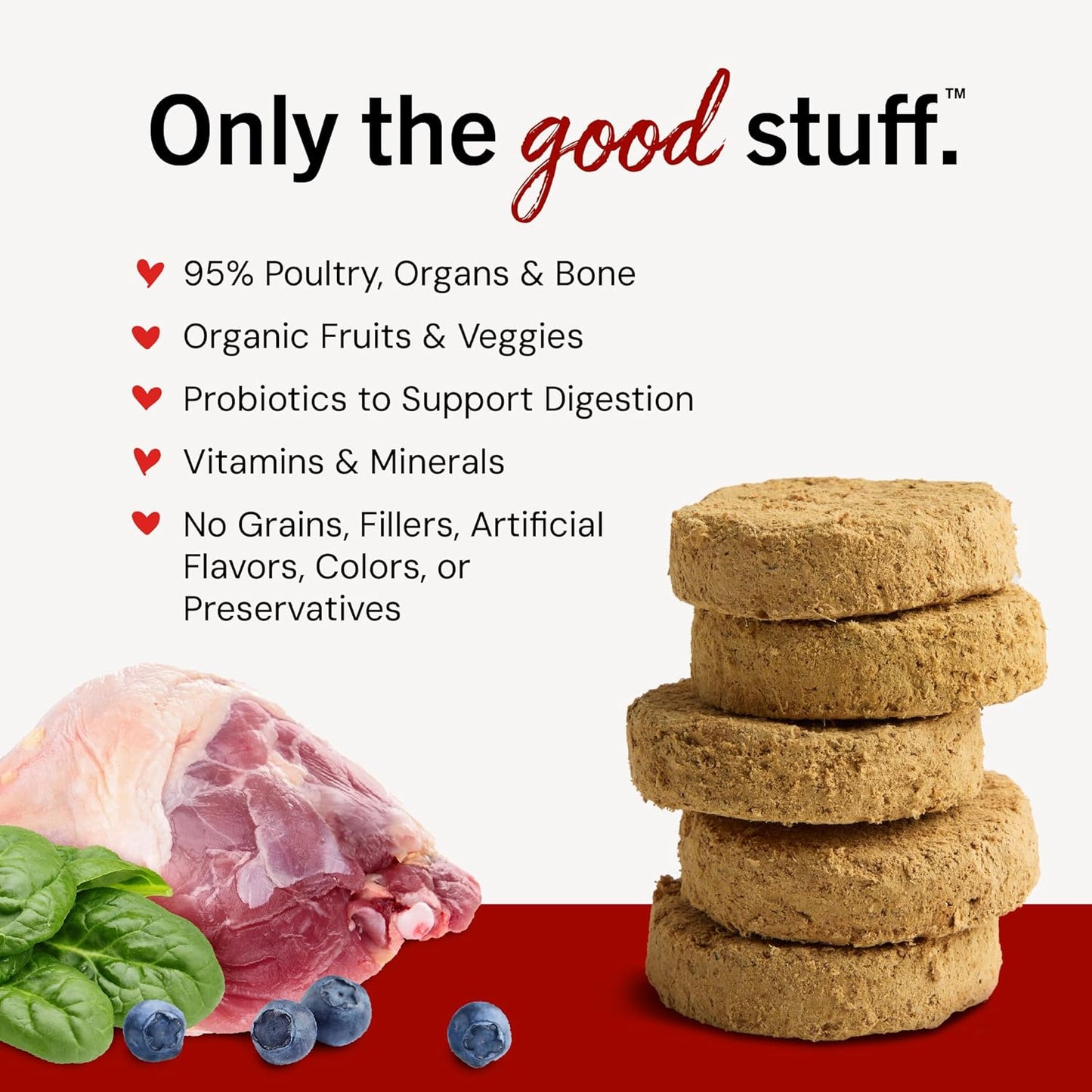 Stella and Chewy's Freeze Dried Duck Duck Goose Dinner Patties Dog Food