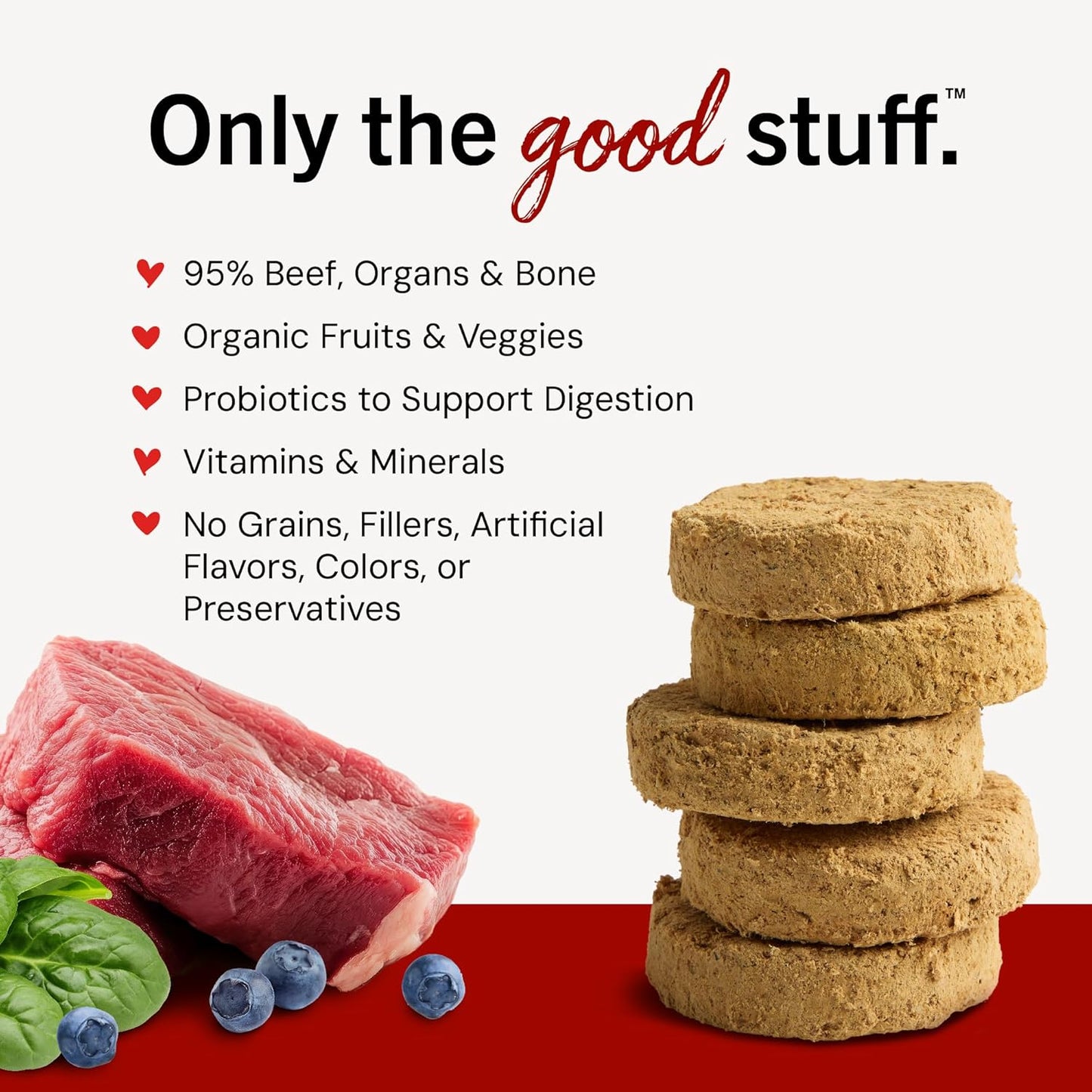 Stella and Chewy's Freeze Dried Super Beef Patties Dog Food