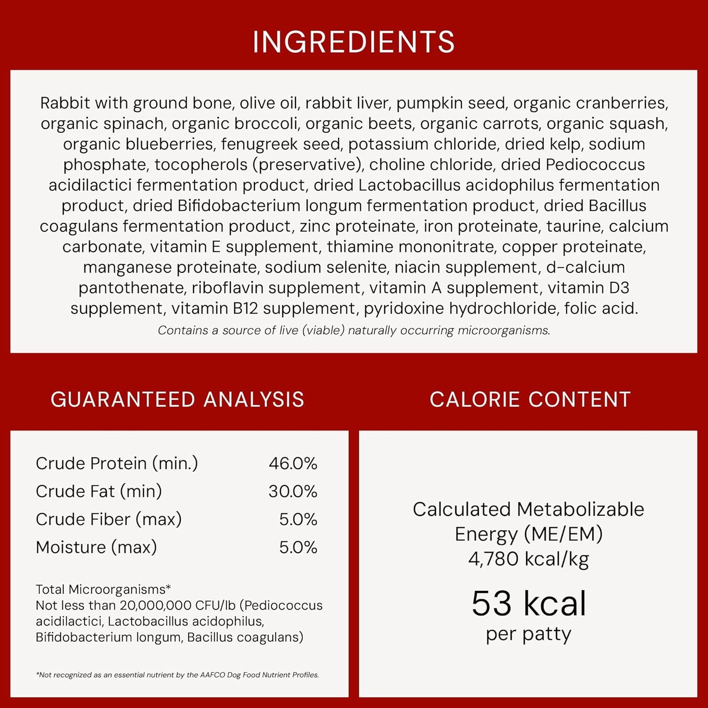 Stella & Chewy's Freeze-Dried Raw Absolutely Rabbit Dinner Patties Dog Food