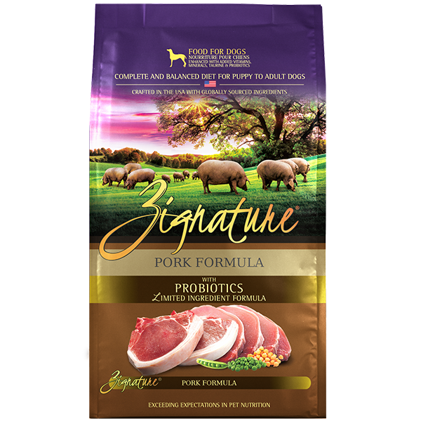 Zignature Pork Formula Dry Dog Food