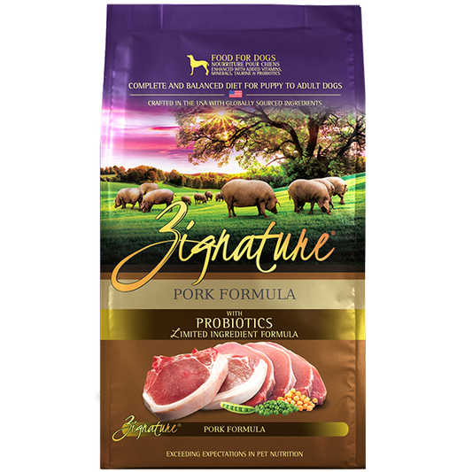 Zignature Pork Formula Dry Dog Food