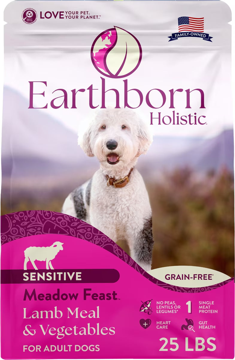 Earthborn Holistic Meadow Feast Lamb Meal & Vegetables Grain-Free Dry Dog Food