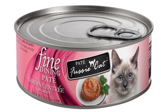 Fussie Cat Fine Dining Pate Sardine Entrée 2.82oz