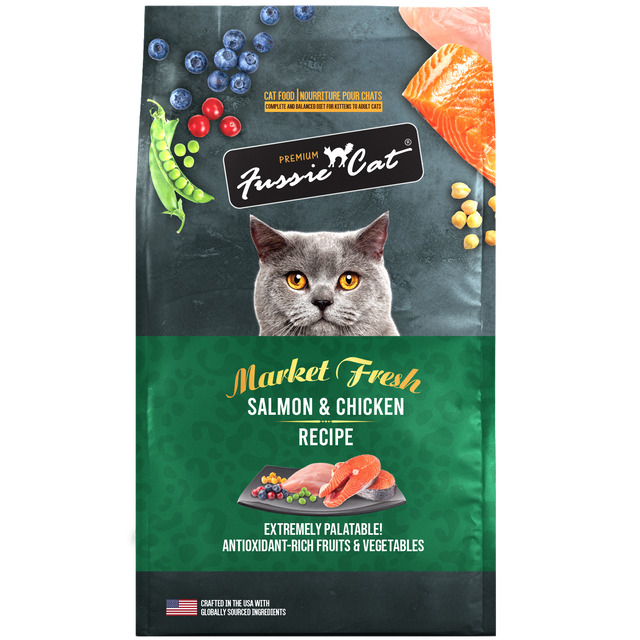 Fussie Cat Market Fresh Salmon & Chicken Formula Dry Cat Food