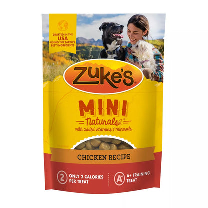 Zuke’s Mini Naturals Chicken Flavor Recipe Training Adult Dog Treats