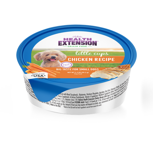 Health Extension Little Cups Grain-Free Small-Breed Wet Dog Food Trays