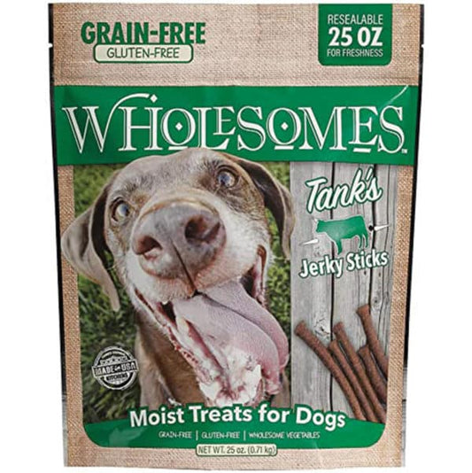 Wholesome Tank’s Jerky Sticks Dog Treats 25 oz