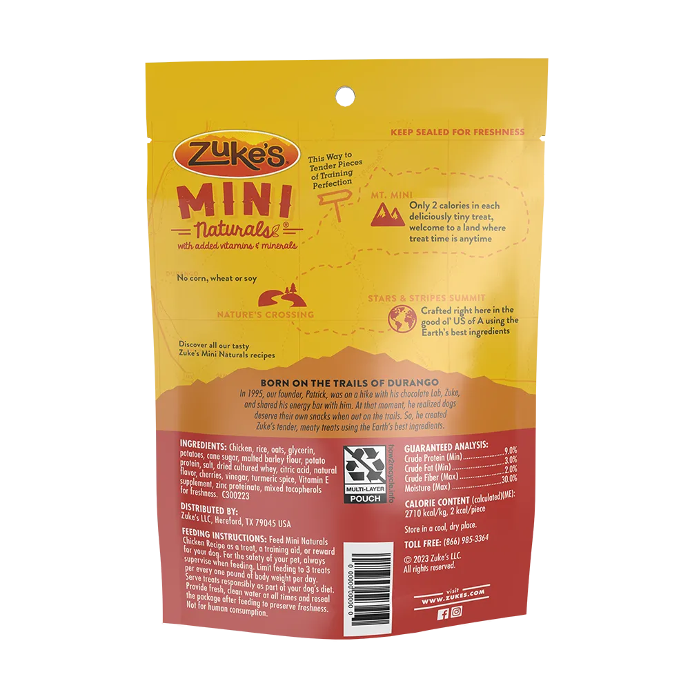 Zuke’s Mini Naturals Chicken Recipe Dog Treats