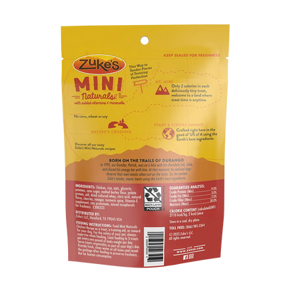 Zuke’s Mini Naturals Chicken Recipe Dog Treats