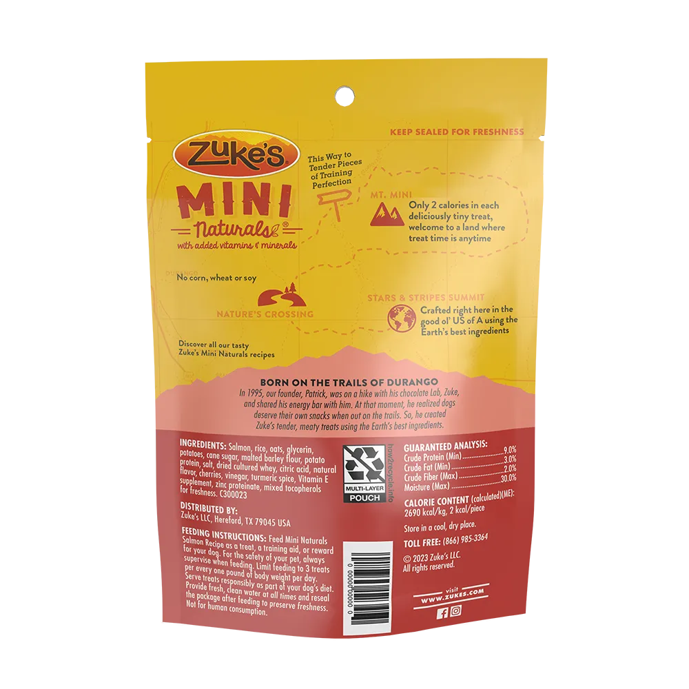 Zuke’s Mini Naturals Salmon Recipe Dog Treats
