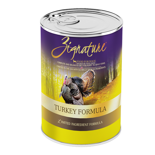 Zignature Turkey Formula Canned Dog Food 13oz