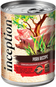 Inception Wet Dog Food Pork Recipe 13 Oz