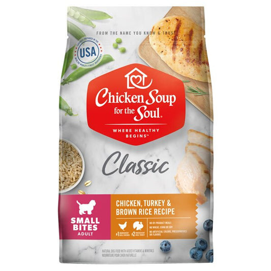 Chicken Soup Adult Small Bites Chicken, Turkey & Brown Rice Recipe