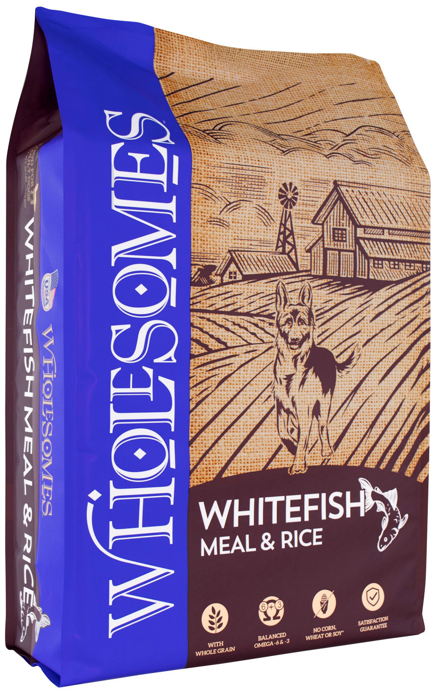 Wholesomes Dry Dog Food Fish Meal & Rice