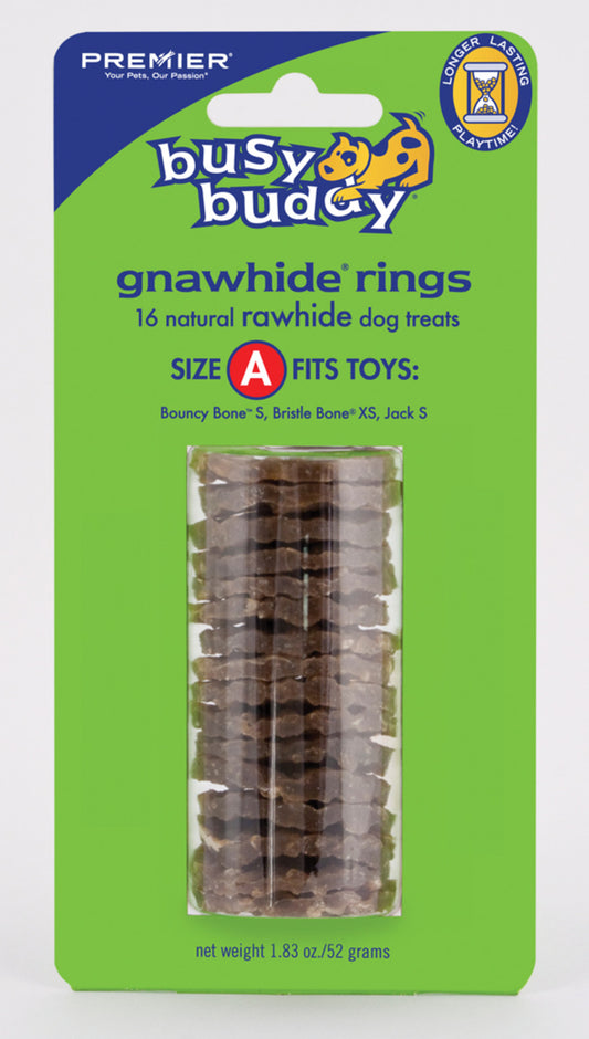Busy Buddy Gnawhide Ring Refills Original Rawhide