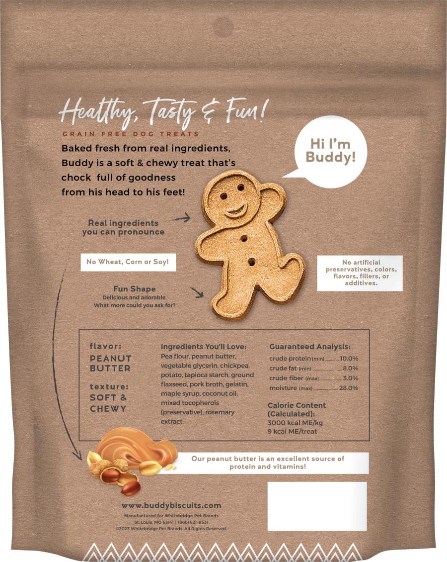 Buddy Biscuits Softies Soft & Chewy Grain Free Dog Treat