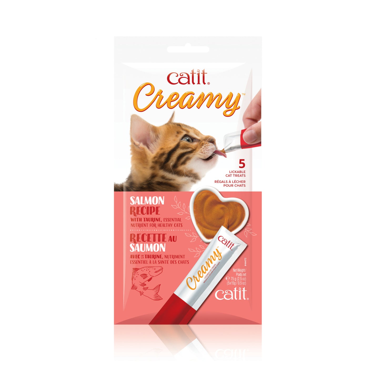 Catit Creamy Lickable Cat Treat Salmon 5 Pack