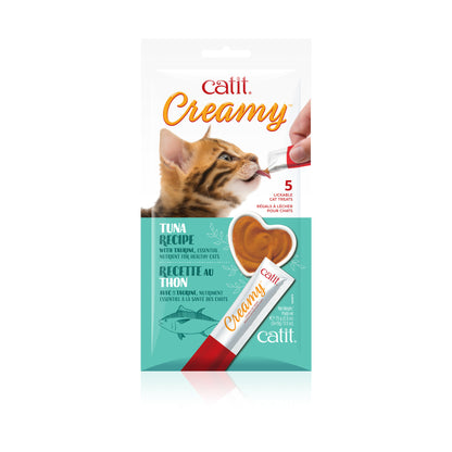 Catit Creamy Lickable Cat Treat Tuna 5 Pack