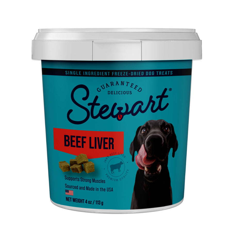 Stewart Single Ingredient Freeze Dried Dog Treats Beef Liver