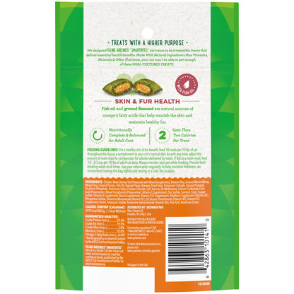 Greenies Feline SmartBites Skin & Fur Crunchy & Soft Adult Cat Treats