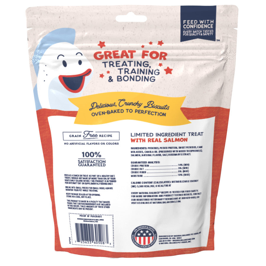 Natural Balance Pet Foods Rewards Bite-Size Crunchy Biscuits Small Breed Dog Treats 8 Ounces