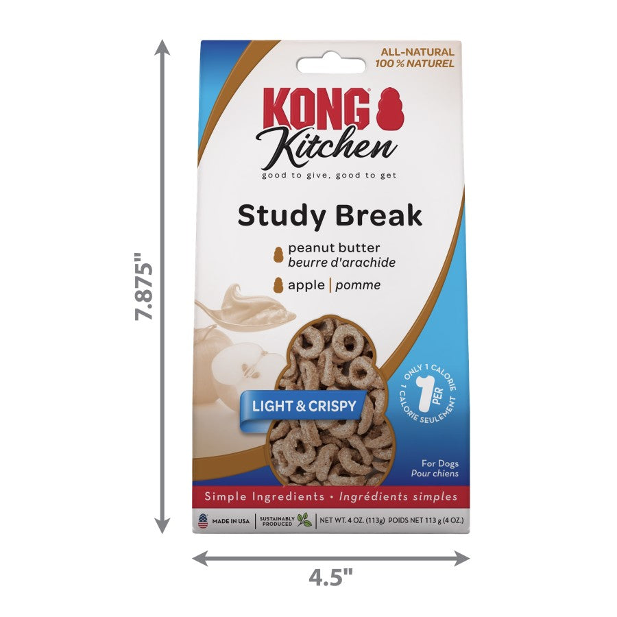 KONG Kitchen Light & Crispy Dog Treats Study Break