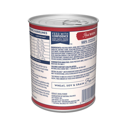Natural Balance Pet Foods Limited Ingredient Canned Dog Food