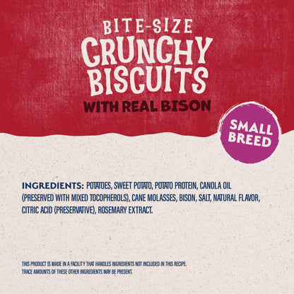 Natural Balance Pet Foods Rewards Bite-Size Crunchy Biscuits Small Breed Dog Treats 8 Ounces