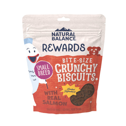 Natural Balance Pet Foods Rewards Bite-Size Crunchy Biscuits Small Breed Dog Treats 8 Ounces