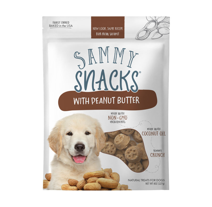 Health Extension Ancestry Sammy Snacks w/ Peanut Butter Dog Treats Peanut Butter