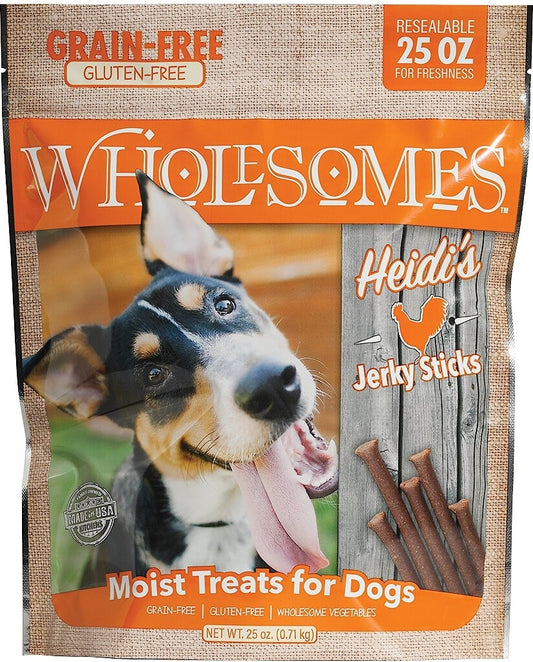 Wholesomes Heidi's Jerky Sticks Grain-Free Dog Treats 25 oz