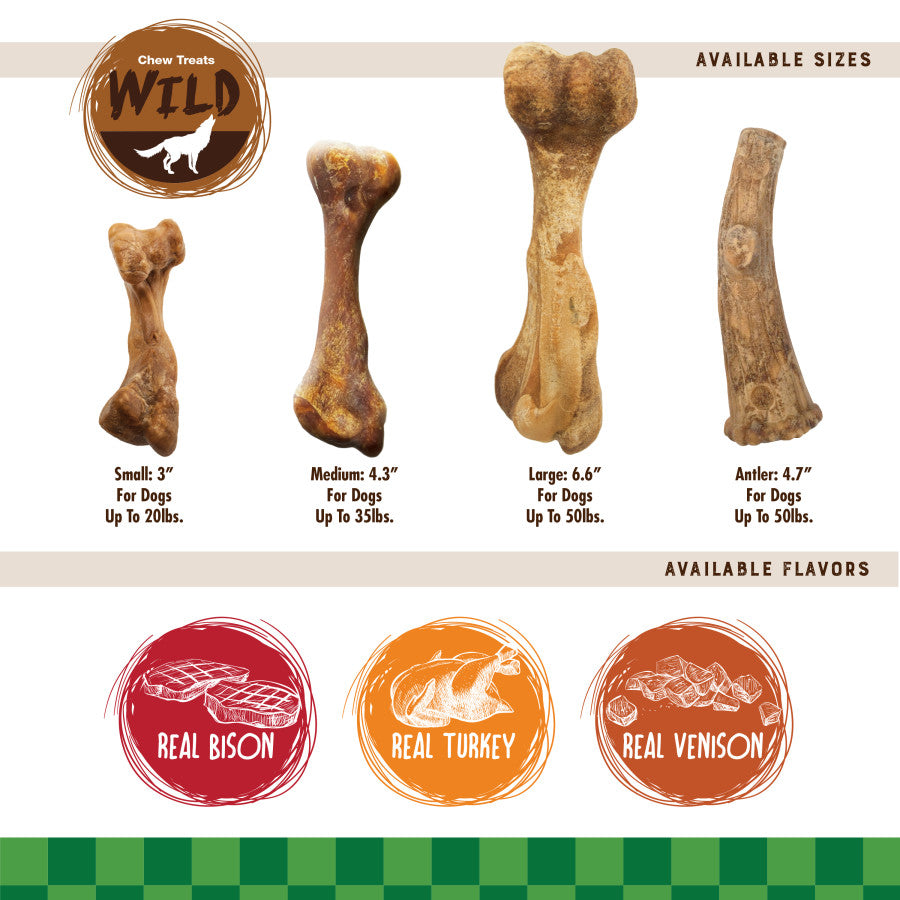 Nylabone Healthy Edibles Wild All-Natural Long Lasting Chew Treats