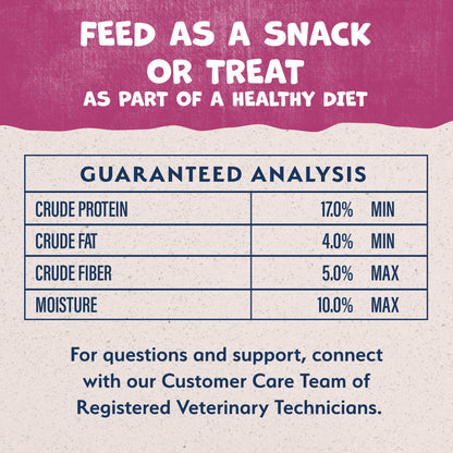 Natural Balance Pet Foods Rewards Bite-Size Crunchy Biscuits Small Breed Dog Treats 8 Ounces