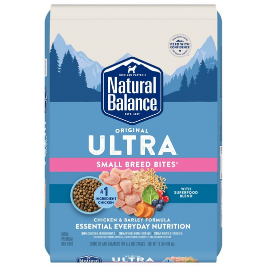 Natural Balance Original Ultra Chicken & Barley Small Breed Bites Dry Dog Food